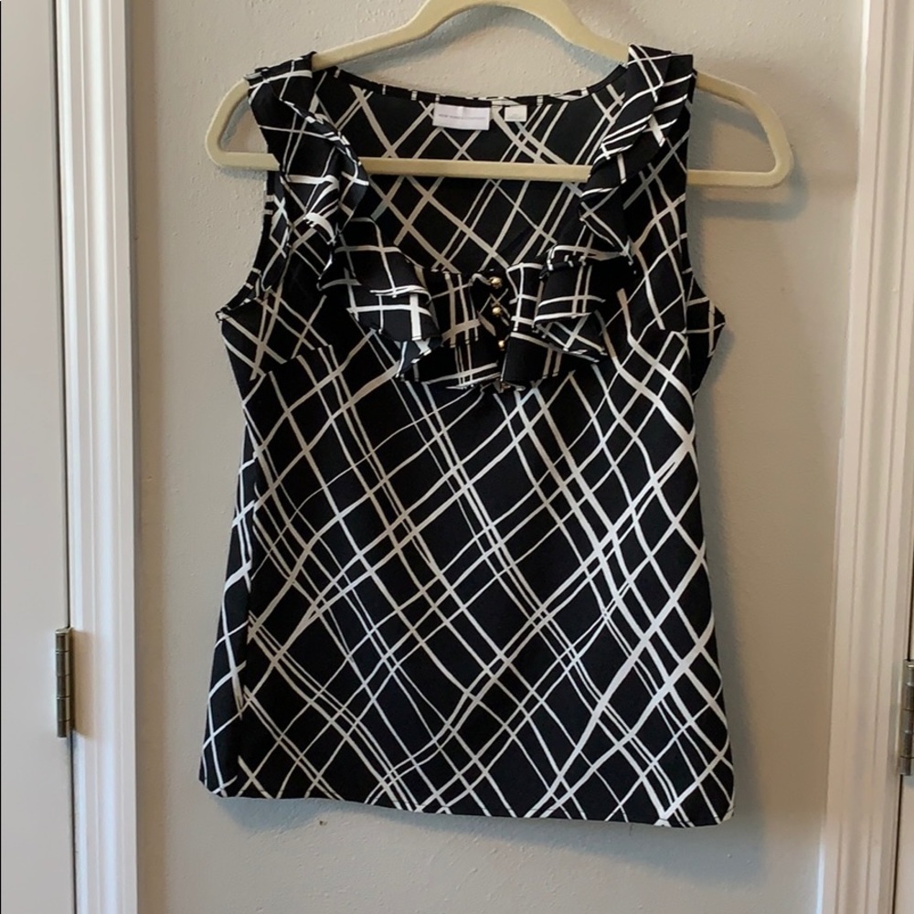 New York & Company black and white top